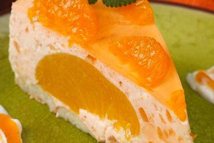 Tarta de queso y mandarina con galletas que se vayan a pasar