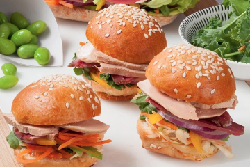 Miniburgers de foie gras de pato