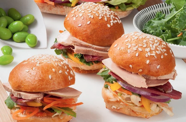 Miniburgers de foie gras de pato