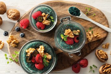 Pudding de chía con nueces y frutos rojos. Foto Pep Montoya - CWC