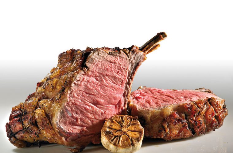 Lomo de ternera asado con un toque de brandy