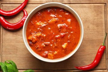 Chili de pavo sobrante