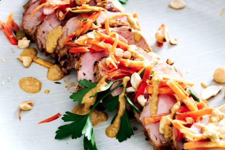 Cinta de lomo sobrante en escabeche