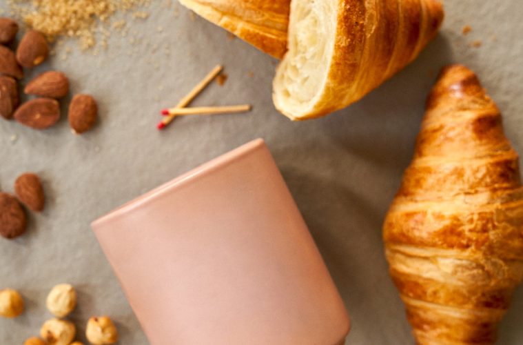 Velas con un evocador aroma a croissant de París