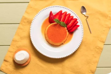 Flan de queso fresco