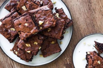 Bocaditos de chocolate con nueces sobrantes