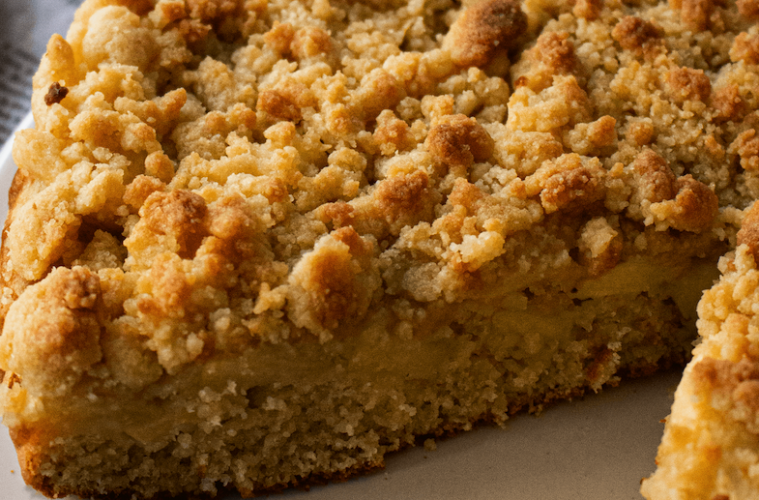 Crumble de manzanas maduras