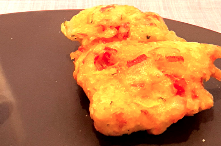 Polpette de verduras y mortadela de Bolonia