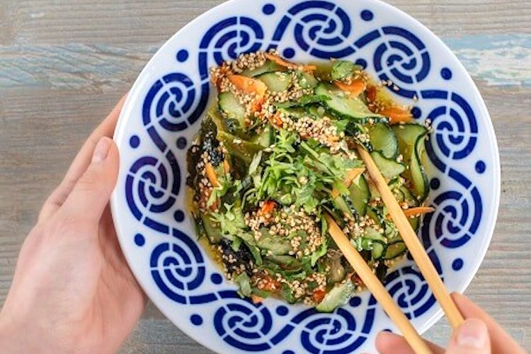 Ensalada japonesa de pepino