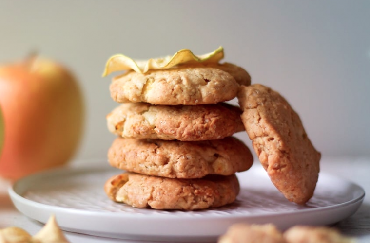 Galletas de manzana y jengibre