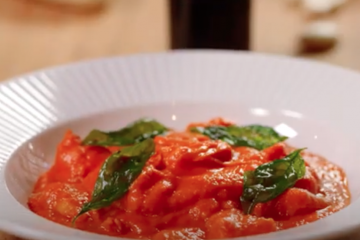 Bacalao con tomate y un toque de vinagre de Jerez
