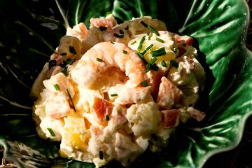 Ensaladilla rusa con langostinos