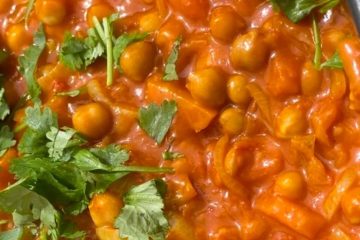 Garbanzos sobrantes al curry
