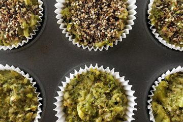 Muffins salados de brócoli y queso fresco