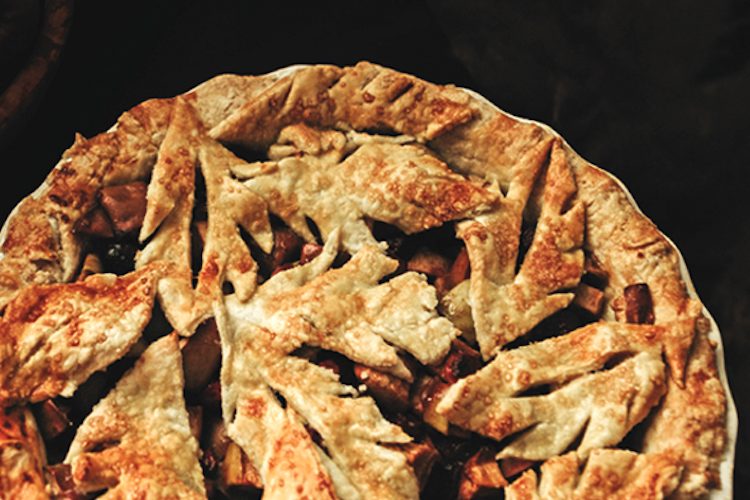 Tarta de croissants duros
