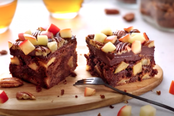 Brownies con manzanas que empiecen a madurar (receta sin desperdicio)