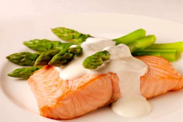 Salmón con queso crema y espárragos trigueros - Foto Philadelphia