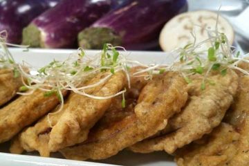 Tortitas de berenjena