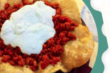 Tortos de escanda con picadillo