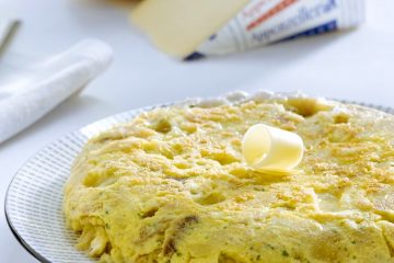 Tortilla de patatas y queso