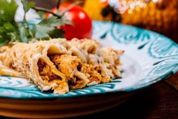 Canelones de atún y huevo duro