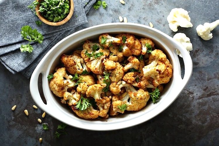 Coliflor al ajillo picante