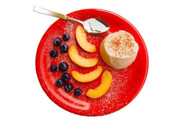 Helado de nectarina