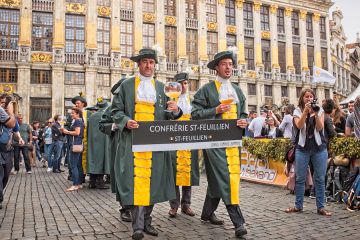 La Grand Place de Bruselas se prepara para el Belgian Beer Weekend