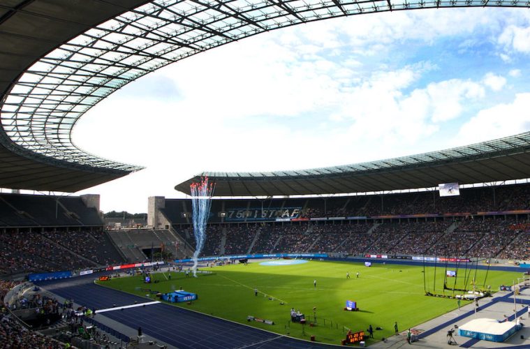 La final de la Eurocopa hizo que aumentaran casi al doble las visitas a apps de delivery - Foto Estadio Olímpico de Berlín