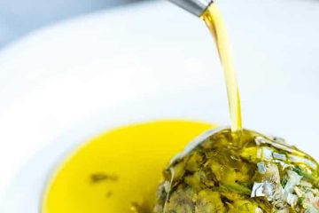 Aceite de parmesano con cortezas que íbamos a tirar