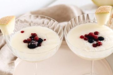 Batido con sobras de melón