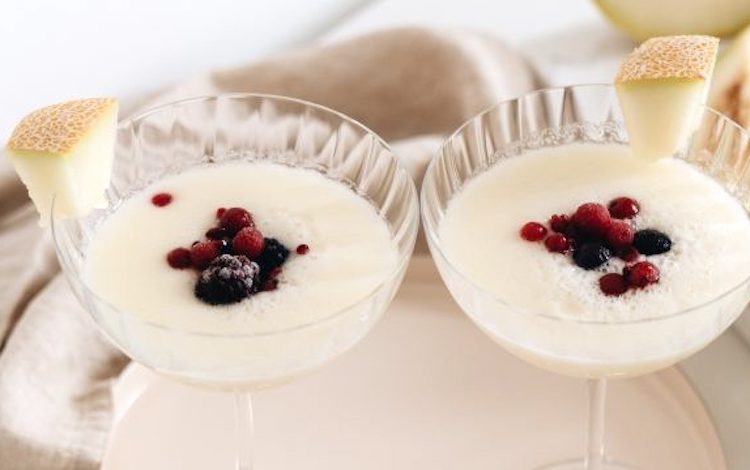 Batido con sobras de melón