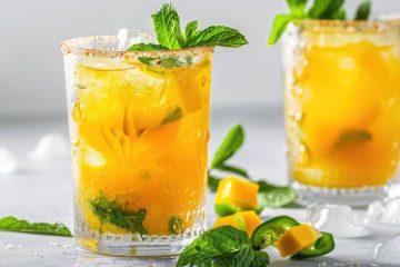 Cóctel tropical sin alcohol - Foto Juver