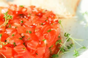 Tartar de tomates maduros
