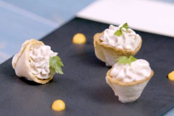 Bocaditos de crema de anchoa