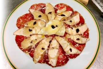 Cecina con boletus