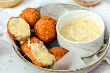 Croquetitas de pavo y queso cheddar