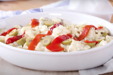 Ensaladilla rusa con yogur en lugar de mayonesa