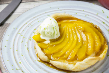 Tartaleta Tatín de mango
