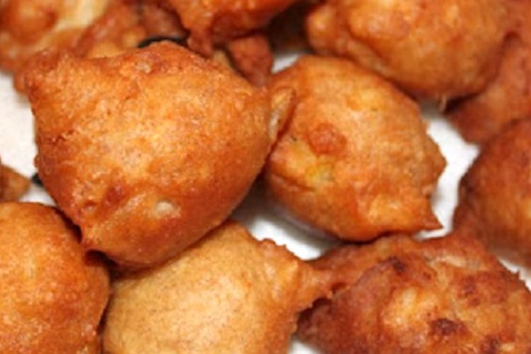 Buñuelos de calabaza con carne sobrante