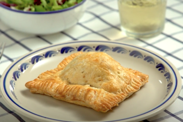 Empanadas individuales de bacalao y espinacas
