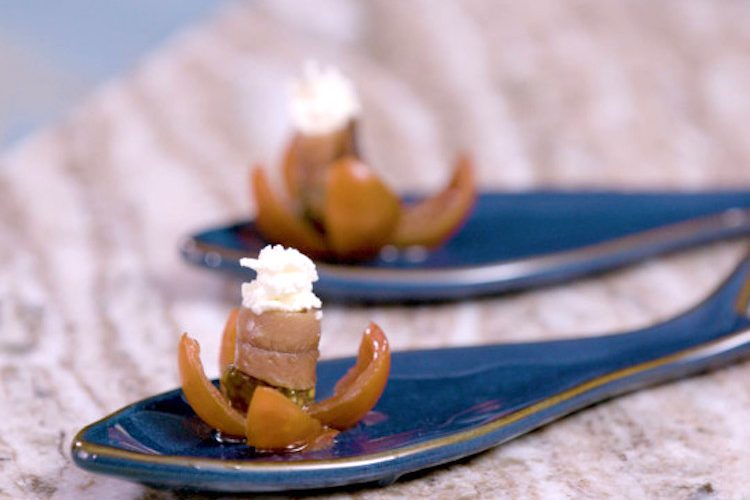 Tomatitos cherry con anchoas