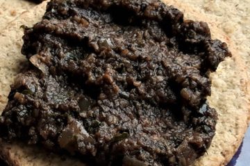 Pinchos de falsa morcilla vegana