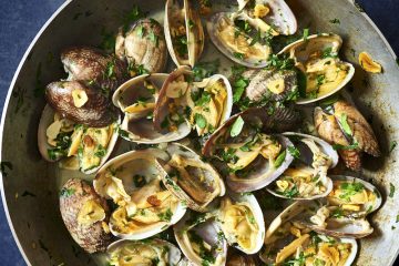 Almejas al vino blanco y limón Foto: Pesca España