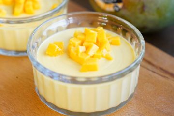 Mousse de mango y maracuyá