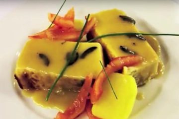 Mousse de pescado sobrante