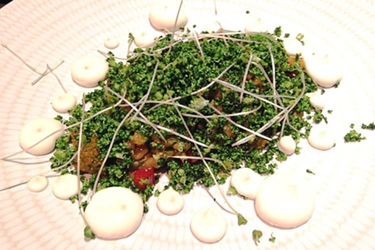 Arroz cremoso con brócoli sobrante