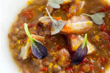 Lentejas de ayer con un toque de curry