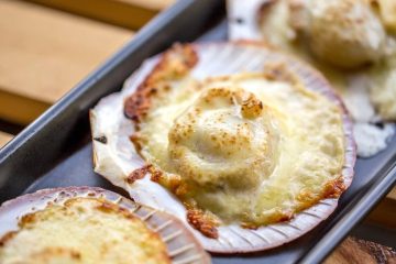 Vieiras gratinadas