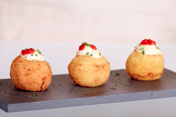 Bolitas de patata y carne picada
